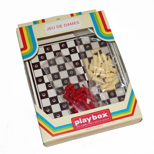 Jeu dames boîte neuf - boîte,