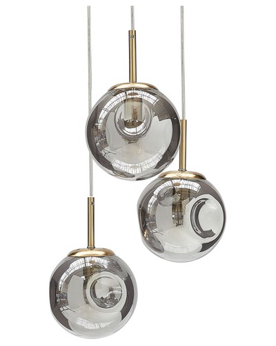Lustre transparent cuivré - et,