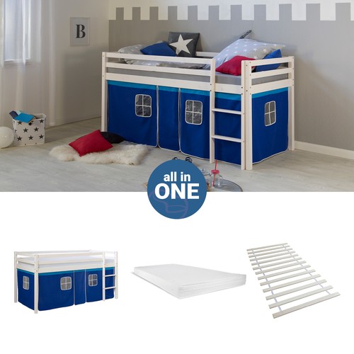 Lit superposé 90x200 matelas - lit,