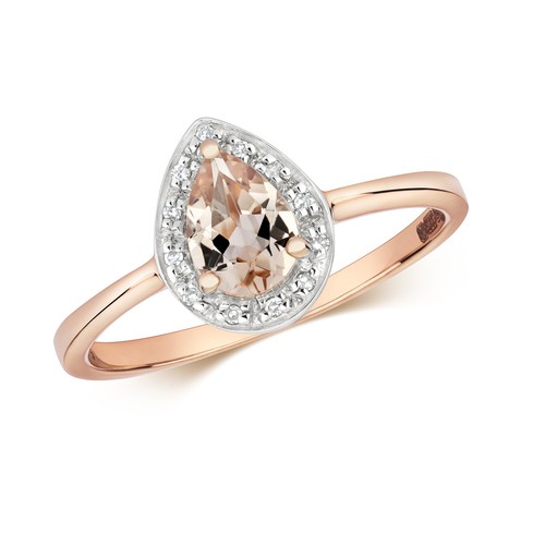 Bague solitaire femme rose - solitaire,