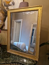 Ancien Miroir Doré Époque