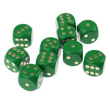 Ensemble de 10 pièces D6 en