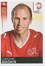 059 PANINI MAGNIN VIGNETTE SUISSE SWITZERLAND EURO 2008 STICKER