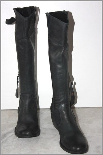 Kickers bottes talons cuir - à,