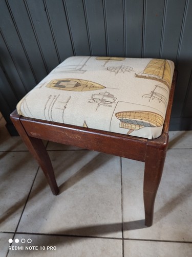 Ancien tabouret couture - ancien,