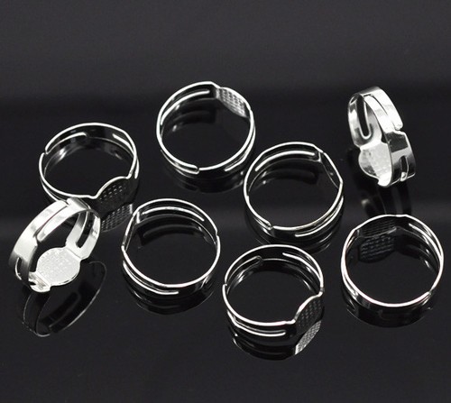 Lot bagues 17mm supports - 40,
