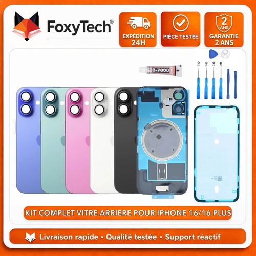 Kit vitre arrière pour iphone - arrière,