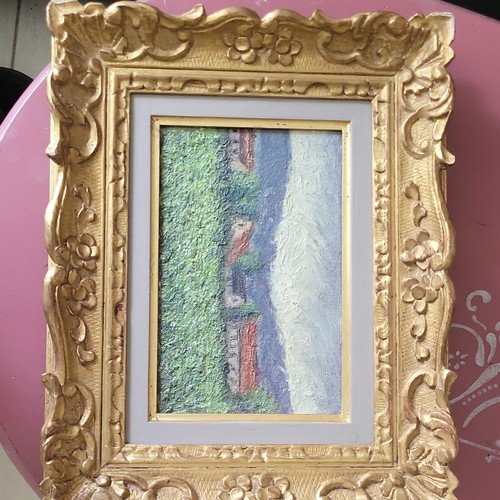 Huile sur toile paysage