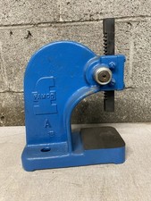Famco No. A Arbor Press Gun Smith, Machine Shop Solid Plate Press No Throat ￼