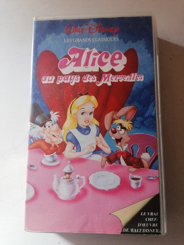 Cassette vhs disney - alice, au