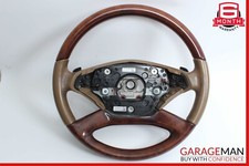 Volant De Direction Mercedes W221 S550 S600 Avec Palettes En Bois Marron OEM