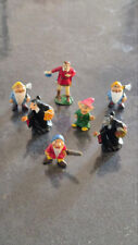 LOT DE 7 MINI FIGURINES JIM SERIE BLANCHE NEIGE ORTF DISNEY