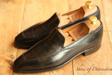 John Lobb Lynton Black Leather Shoes Loafers Men's UK 7 E EU 41 US 8 RRP $2095