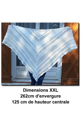Châle étole mariage crochet - Étole,
