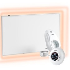 VIESTA® Chauffage mural infrarouge avec thermostat [TÉLÉCOMMANDE +CONTRÔLE WIFI]