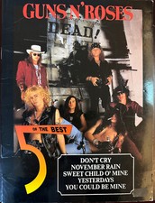 Guns N' Roses - 5 Of The Best - 15 pages sheet music book - Very Good Condition