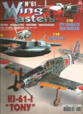 WING MASTERS N°61 F7F TIGERCAT / LOIRE 130/ KI-61-I TONY / B-26B/ CURTISS P-40N