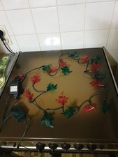  guirlande électrique Lumineuse Déco Sapin Noël 20 Lampes Clignotant Feuilles 