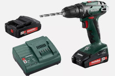 Perceuse visseuse METABO 2 batteries 18 V 2 Ah Li-ion + coffret de 73 accessoire