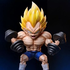 Dragon Ball Figure Vegeta Muscle Figure Bodybuilding Statuette Decoration Collection 