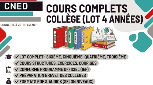 Cours cned collège 6ème - cours, (6ème