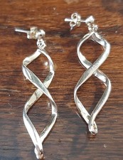 Earrings - Earrings - Spiral - Gold Plate - Vintage