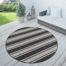 Tapis Jardin Tapis Exterieur Terrasse Cuisine Rayé Motif Geometrique Modern