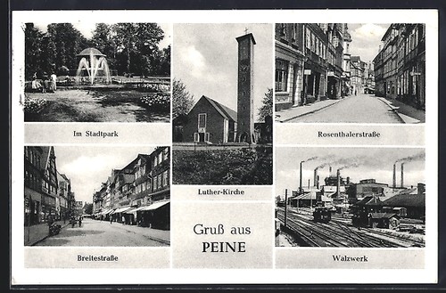 Carte postale peine église - postale, l'église