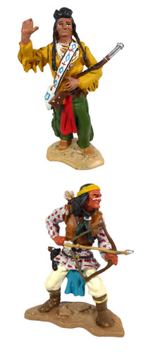 Lot figurines indiens - 2,