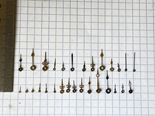 Lot d'anciennes aiguilles de montres, montres à gousset ref 335.3