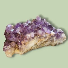Pierre géode naturelle minéral Améthyste violette 1820 grammes énergie quartz