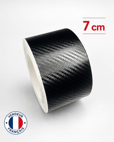 Bande film vinyle - carbone, 3d