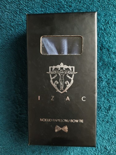 Izac nœud papillon homme bleu - papillon,