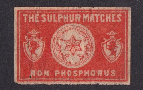 Antique match tag - match, japan