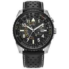 Citizen Eco-Drive Promaster Nighthawk Quartz Leather Band Men Watch - BJ7137-07E