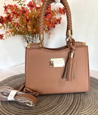 NWOT BEBE Los Angeles Top Handle Mini “Natalie” Pebble Crossbody Gold Hardware