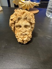 tête en pierre Zeus antique