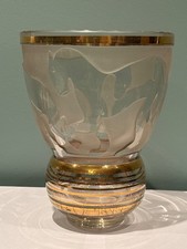 vase à décor de panthères