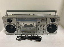 SANYO MR-V8 Radio Cassette Enregistreur Lecteur FM/AM 2 Bandes Stéréo Vintage...