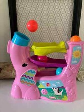 23 ⚜️ Playskool Pink Aeroballs Elephant Toy Works Sold With 3 Balls