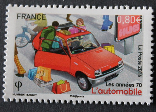 Timbre france renault - -,