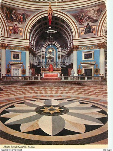 Carte postale malte - -, mosta