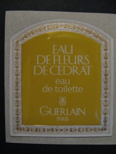 étiquette guerlain paris - guerlain,