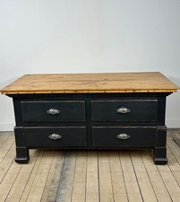 Commode basse en pichepin et