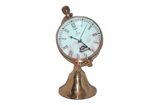 Globe stand horloge - globe,