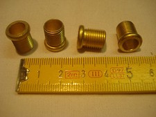 Vis raccord terminus rond en laiton 13 mm pour luminaires (lot de 2) (réf T3)