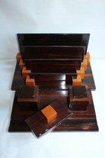 Art Deco Era Letter Holders, Inker, Blotter 