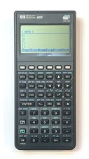 HP 48GX Graphing Engineering Calculator W/ Battery + Exp Cover New Keyboard Foam