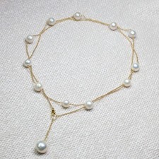 collier sautoir en perles de