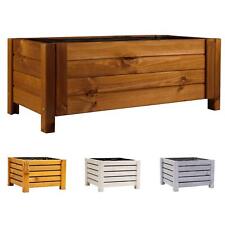 Bac À Fleurs En Bois Pour Balcon Jardinière Pot De Fleurs